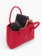 Сумка женская тоут TEXTURA на молнии, 31×11×21 см, розовая - Фото 2