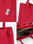 Сумка женская тоут TEXTURA на молнии, 31×11×21 см, розовая - Фото 4