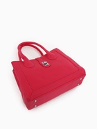 Сумка женская тоут TEXTURA на молнии, 31×11×21 см, розовая - Фото 8