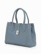 Сумка женская тоут TEXTURA на молнии, 31×11×21 см, синяя - Фото 6