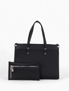 Сумка женская тоут TEXTURA на молнии, с кошельком, 30×10×24 см, чёрный - Фото 3