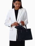 Сумка женская тоут TEXTURA на молнии, с кошельком, 30×10×24 см, чёрный - Фото 17