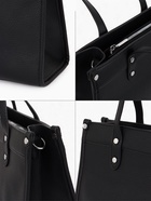 Сумка женская тоут TEXTURA на молнии, с кошельком, 30×10×24 см, чёрный - Фото 4