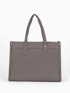 Сумка женская тоут TEXTURA на молнии, с кошельком, 30×10×24 см, тёмно-серый - Фото 7