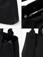 Сумка женская тоут TEXTURA на молнии, 32×12×24 см, чёрная - Фото 4