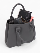 Сумка женская тоут TEXTURA на молнии, 32×12×24 см, серая - Фото 11