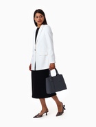 Сумка женская тоут TEXTURA на молнии, 32×12×24 см, серая - Фото 16