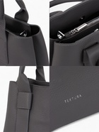 Сумка женская тоут TEXTURA на молнии, 32×12×24 см, серая - Фото 4