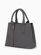 Сумка женская тоут TEXTURA на молнии, 32×12×24 см, серая - Фото 5