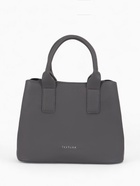 Сумка женская тоут TEXTURA на молнии, 32×12×24 см, серая - Фото 6