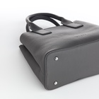 Сумка женская тоут TEXTURA на молнии, 32×12×24 см, серая - Фото 7