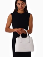 Сумка женская тоут TEXTURA на молнии, 32×12×24 см, молочная - Фото 2