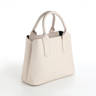 Сумка женская тоут TEXTURA на молнии, 32×12×24 см, молочная - Фото 7