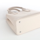 Сумка женская тоут TEXTURA на молнии, 32×12×24 см, молочная - Фото 7