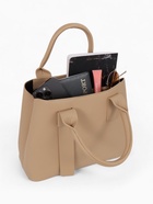 Сумка женская тоут TEXTURA на молнии, 32×12×24 см, бежевая - Фото 2