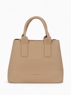 Сумка женская тоут TEXTURA на молнии, 32×12×24 см, бежевая - Фото 9