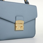 Сумка женская мессенджер TEXTURA на клапане, 23×6×17 см, голубая - Фото 10