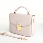 Сумка женская мессенджер TEXTURA на клапане, 23×6×17 см, бежевая - Фото 6