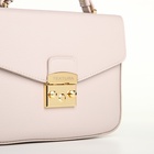 Сумка женская мессенджер TEXTURA на клапане, 23×6×17 см, бежевая - Фото 10