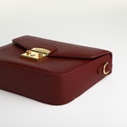 Сумка женская на клапане TEXTURA, маленький размер, цвет бордовый - Фото 10