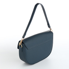 Сумка женская мессенджер TEXTURA на клапане, 23×6×15 см, синяя - Фото 7