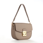 Сумка женская мессенджер TEXTURA на клапане, 23×6×15 см, хаки - Фото 8