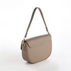 Сумка женская мессенджер TEXTURA на клапане, 23×6×15 см, хаки - Фото 10