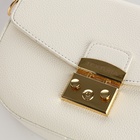 Сумка женская мессенджер TEXTURA на клапане, 23×6×15 см, белая - Фото 5