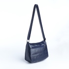 Сумка женская кросс-боди на молнии, 20×8.5×15 см, синяя - Фото 5