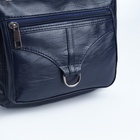 Сумка женская кросс-боди на молнии, 20×8.5×15 см, синяя - Фото 6
