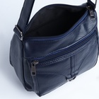 Сумка женская кросс-боди на молнии, 20×8.5×15 см, синяя - Фото 7