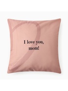 Наволочка декоративная «Этель. Love you, mom», 40×40 см, велюр - Фото 2