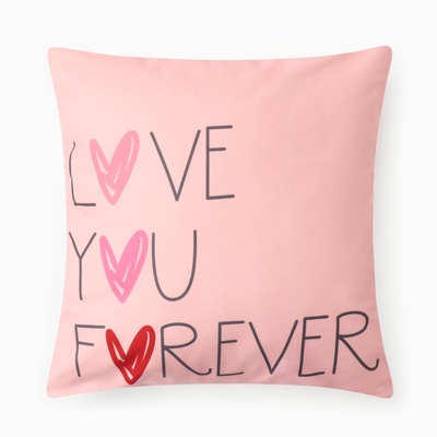 Чехол на подушку «Этель» Forever, 40×40 см, велюр