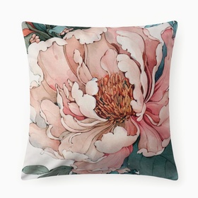 Чехол на подушку Этель "Peony", 40*40 см, 100 п/э, велюр 10440208