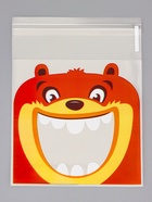 Пакет БОПП подарочный с липкой лентой, «Праздничное ассорти», 10×10+3 см - Фото 4