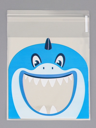 Пакет БОПП подарочный с липкой лентой, «Праздничное ассорти», 10×10+3 см