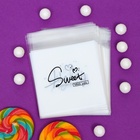 Пакет БОПП подарочный с липкой лентой, «Пожелания», 10×10+3 см - Фото 2