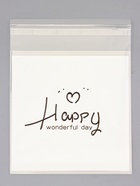 Пакет БОПП подарочный с липкой лентой, «Пожелания», 10×10+3 см - Фото 6