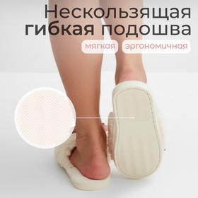 Тапочки женские с открытым носом LoveLife, размер 40-41, цвет розовый бант