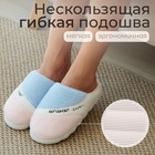 Тапочки женские, размер 40-41, розовый. голубой - Фото 2
