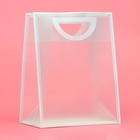 Пакет ПП с вырубной ручкой, прозрачный, 30×23×15 см, белый - Фото 3