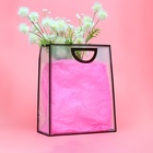 Пакет ПП с вырубной ручкой, прозрачный, 36×30×13 см, чёрный - Фото 2