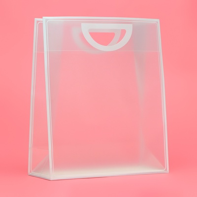 Пакет ПП с вырубной ручкой, прозрачный, 36×30×13 см, белый