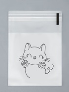 Пакет БОПП с липкой лентой, «Милые животные», 7×7+3 см - Фото 3