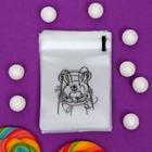 Пакет БОПП с липкой лентой, «Милые животные», 7×7+3 см - Фото 7