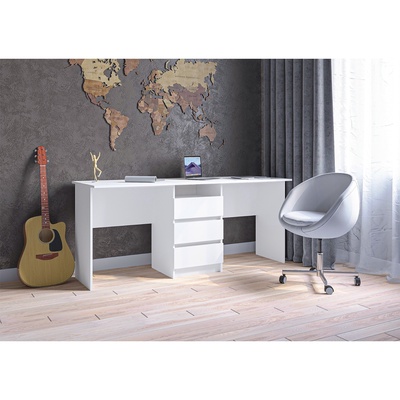 Стол письменный тандем «Зара», 750×1750×610 мм, цвет белый