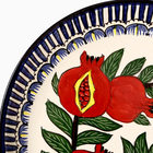 Ляган узбекский Риштанская Керамика «Гранат», d=25 см, синий, красный - Фото 3