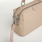 Сумка женская на молнии, цвет бежевый - Фото 7