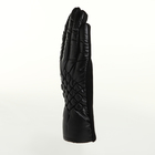 Перчатки женские, безразмерные, без утеплителя, цвет чёрный - Фото 2