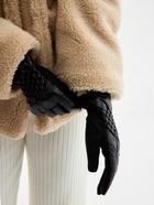 Перчатки женские, безразмерные, без утеплителя, цвет чёрный - Фото 3